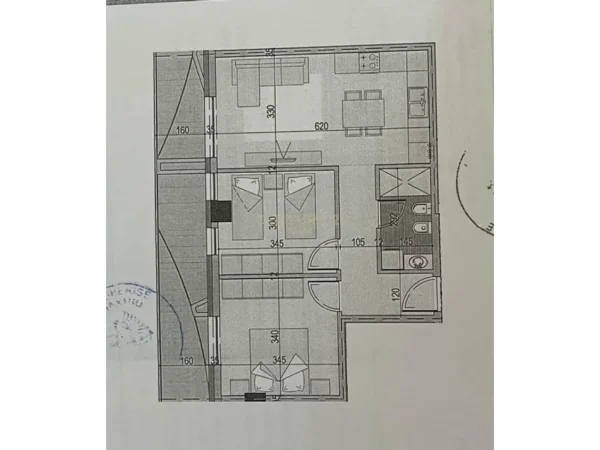 Tirane, jepet me qera apartament 2+1 Kati 9, 94 m² 1.100 € (Rruga Mine Peza)