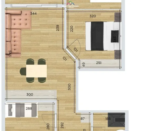 Vlore, shes apartament 2+1 Kati 5, 74 m² 200.000 € (Vlore)