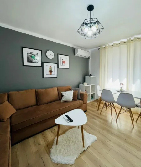 Tirane, jepet me qera apartament 1+1+Ballkon Kati 3, 55 m² 650 € (Rruga e barrikadave)