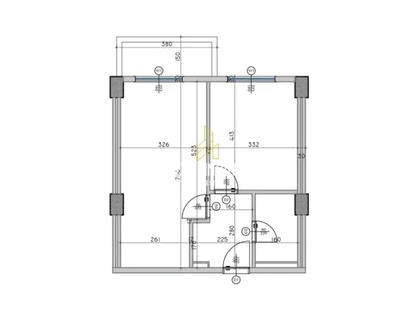 Qerret, shitet apartament 1+1+Ballkon Kati 1, 67 m² 90.180 € (Adria Residence, Qerret Durrës, Albania)