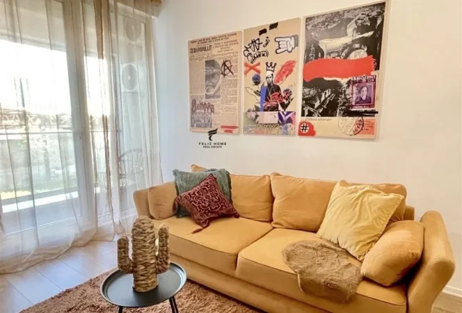 Tirane, jepet me qera apartament 1+1 Kati 1, 55 m² 550 € (SIRI KODRA)