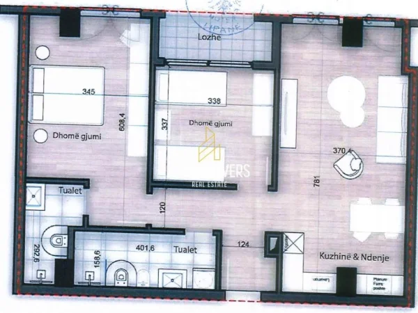 Tirane, shitet apartament 2+1+Ballkon Kati 1, 113 m² 169.215 € (Porcelan)