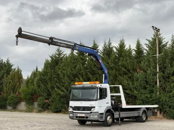 Tirane, shes Karroatrec MB ATEGO 1218, Nafte, e bardhë manuale