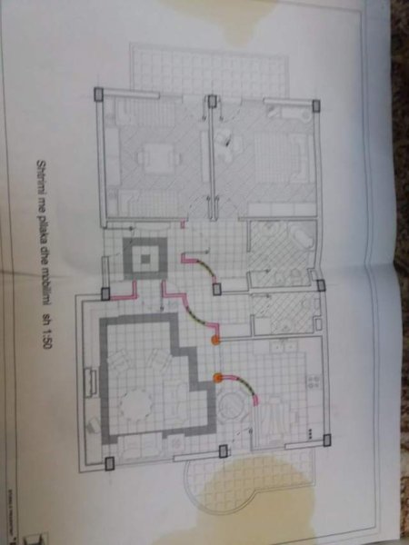 Tirane, shes apartament 2+1+A+BLK Kati 5, 130 m² 126.500 Euro (Rruga e dibres)