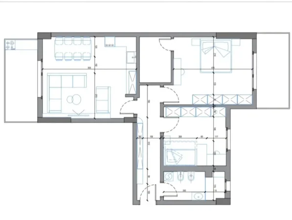 Tirane, shitet apartament 2+1+Ballkon Kati 3, 113 m²