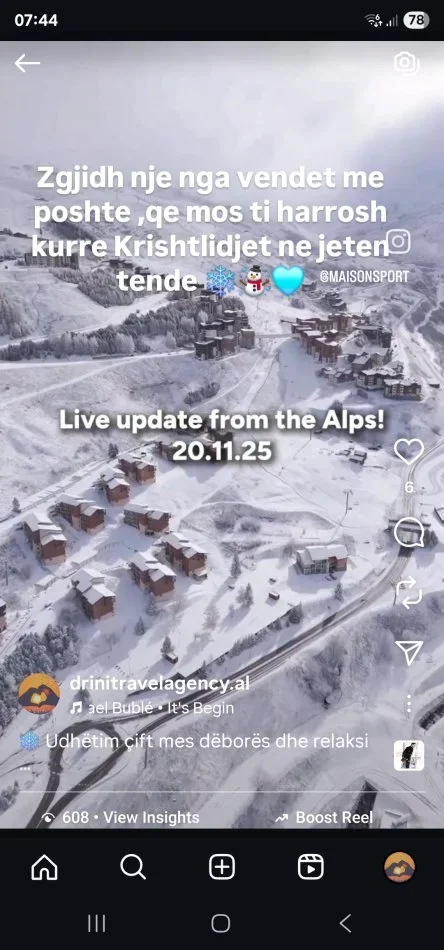 Udhetim dimëror me Drini Travel Agency