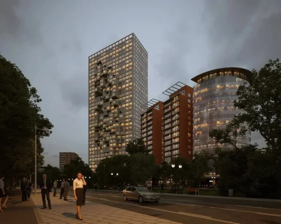 Tirane, jepet me qera zyre Kati 13, 675 m² 16.000 € (Downtown One)