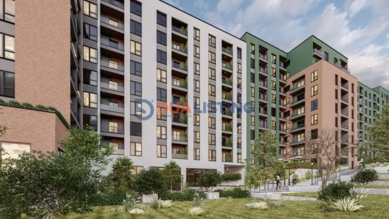 Tirane, shitet apartament 1+1 Kati 2, 73 m² 91.550 € (Rezidenca Tirana View pozicionuar pranë Rruges 5 Maji dhe Unazës së Madhe në Paskuqan)