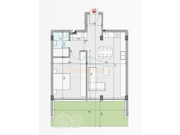 Tirane, shitet apartament 1+1 Kati 1, 76 m² (Crystal Lake Residence, Farke)