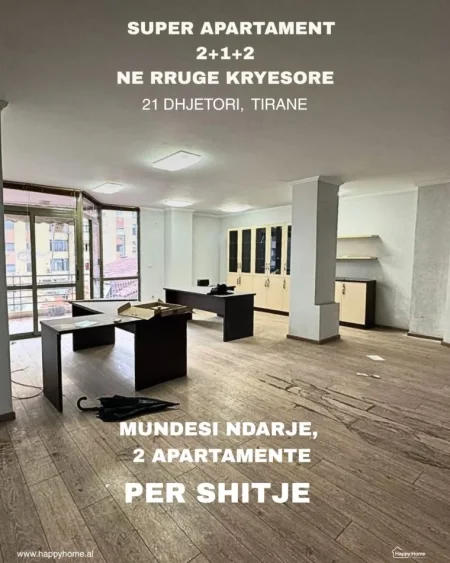 Tirane, shitet apartament 2+1+Aneks+Ballkon Kati 3, 103 m² 258.000 € 