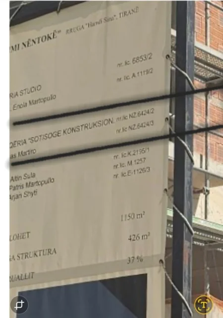 Tirane, shitet apartament 1+1 Kati 3, 52 m² (Hamdi Sina)