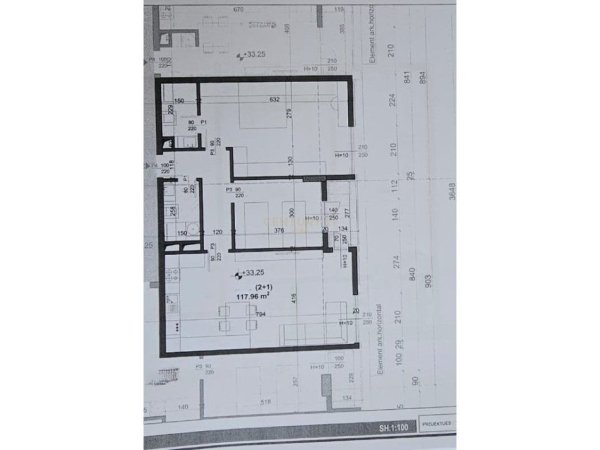 Tirane, shitet apartament 2+1 Kati 9, 118 m² 178.000 € (ish Fusha e Aviacionit)