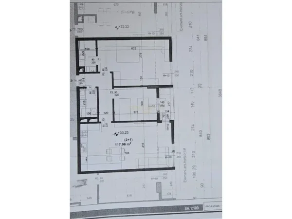Tirane, shitet apartament 2+1 Kati 9, 118 m² 178.000 € (ish Fusha e Aviacionit)