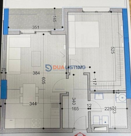 Tirane, shitet apartament 1+1+Ballkon Kati 6, 75 m² 75.100 € (Paskuqan)