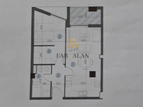 Tirane, shitet apartament 1+1 Kati 3, 74 m² 176.640 € (Bulevardi i Ri)