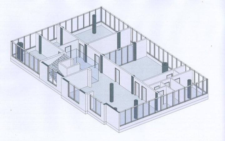 Shkoder, jepet me qera zyre Kati 4, 370 m² 3.000 € (Qender)