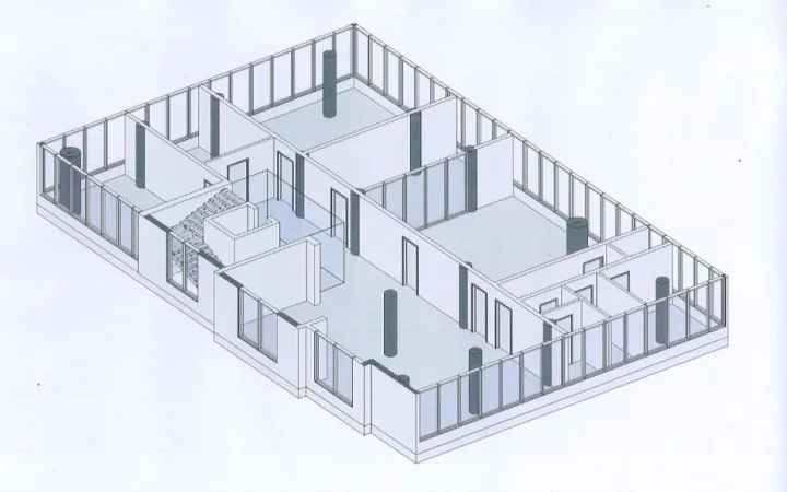 Shkoder, jepet me qera zyre Kati 4, 370 m² (Qender)