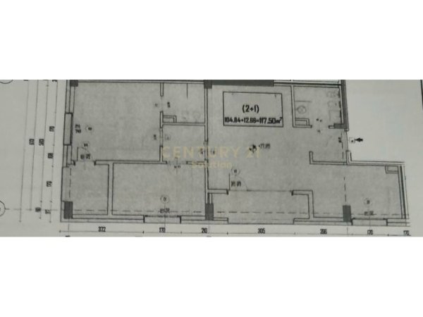 Tirane, shitet apartament 2+1+Ballkon Kati 8, 118 m² 175.000 € 