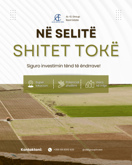 Tirane, shitet toke bujqesore , 1.000 m² 150.000 € (Kodra e diellit)