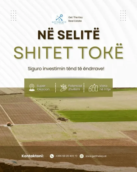 Tirane, shitet toke bujqesore , 1.000 m² 150.000 € (Kodra e Diellit)