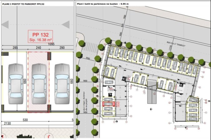 Tirane, shitet garazh | post parkimi Kati -2, 36 m² 30.000 € 