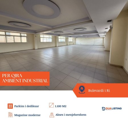 Tirane, jepet me qera magazine Kati 1, 1.157 m² 5.800 € (Bulevardi Ri)