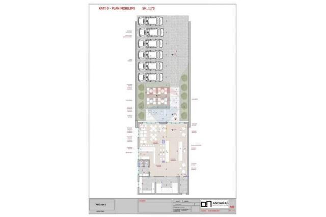 Tirane, jepet me qera ambjent biznesi Kati 0, 612 m² 2.000 Euro (Bulevardi Blu)