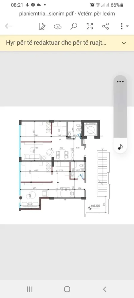 Tirane, Shitet Ambient Biznesi i Peshtatshem per Apartamente ,Kati 1, 91..36 m²  60.000 Euro,Fresk.