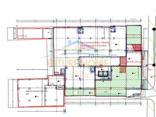 Tirane, shitet ambjent biznesi Kati 0, 1.424 m² 4.486.000 Euro (Rr. Elbasanit)