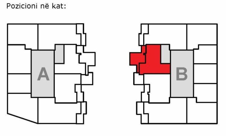 Tirane, shitet apartament 1+1+Ballkon Kati 7, 122 m² 255.570 € (Tirana Bulevard)