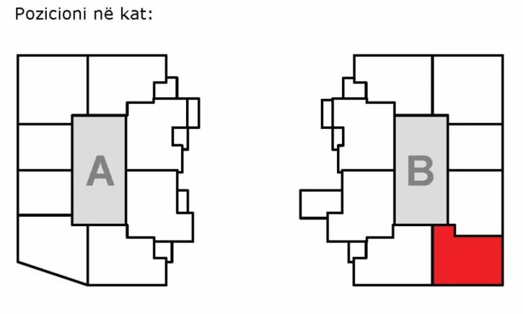Tirane, shitet apartament 2+1+Ballkon Kati 18, 131 m² 355.590 € (Tirana Bulevard)