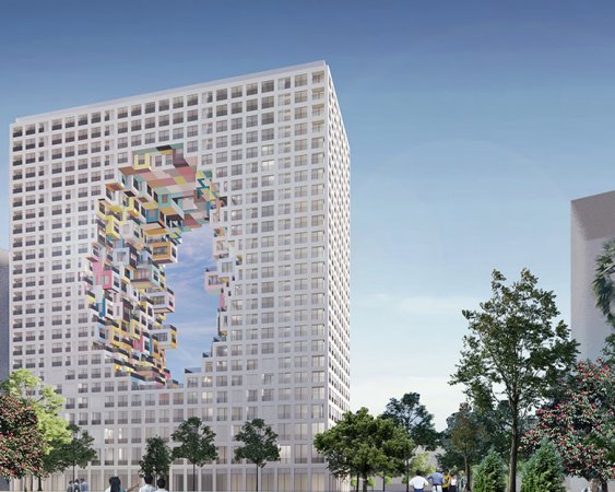 Tirane, shitet apartament 2+1+Ballkon Kati 18, 131 m² 355.590 € (Tirana Bulevard)