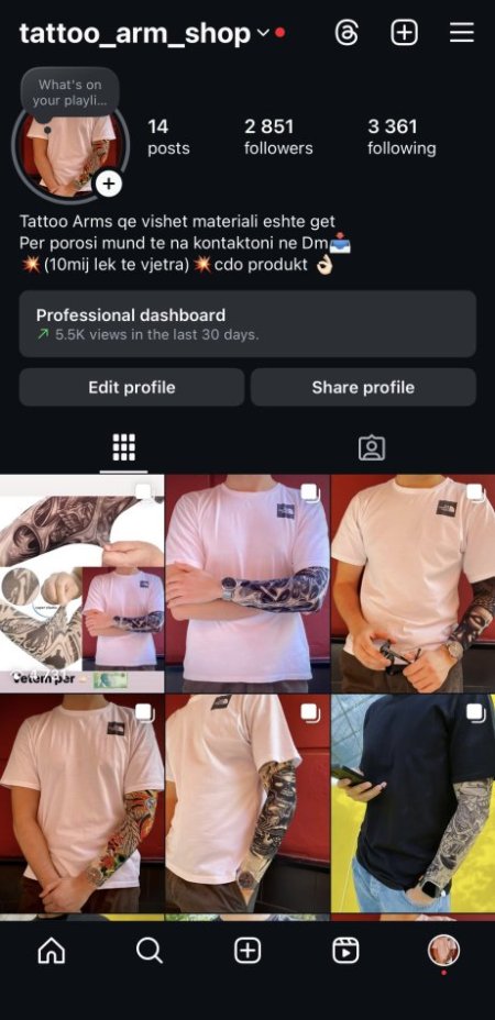 Tirane, shes Shiten faqet ne instagram 10 €