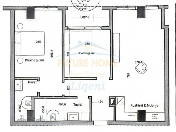 Tirane, shitet apartament 2+1 Kati 2, 112 m² 168.200 € (Splendor Residence, Porcelan.)