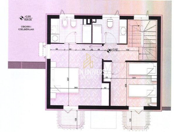 Korce, shitet Vile 3 Katshe Kati 3, 232 m² 355.960 € (Parku Rinia Korçë, Albania)