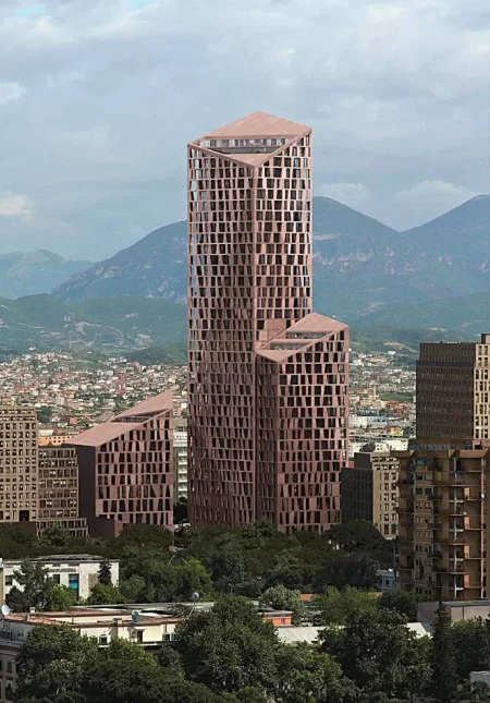 Tirane, shitet apartament 2+1+Ballkon Kati 9, 141 m² 365.000 € (“NEW BOULEVARD TOWER” NE FILLIM TE “BULEVARDIT TE RI”)