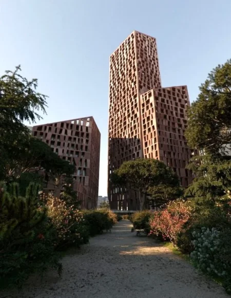 Tirane, shitet apartament 2+1+Ballkon Kati 9, 141 m² 365.000 € (“NEW BOULEVARD TOWER” NE FILLIM TE “BULEVARDIT TE RI”)