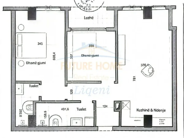 Tirane, shitet apartament 2+1 Kati 2, 113 m² 169.200 € (PORCELAN)