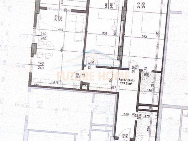 Tirane, shitet apartament 2+1 Kati 3, 131 m² 264.160 € (San Paolo Residence, Bulevardi I Ri)