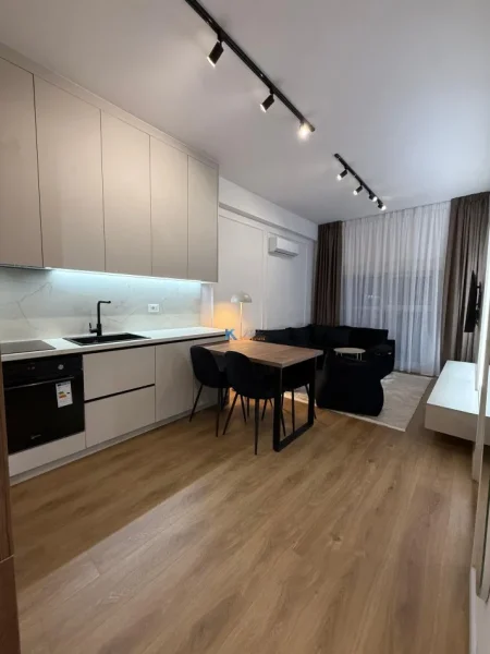 Tirane, jap me qera apartament 1+1+Ballkon Kati 5, 50 m² 550 € (Kompleksi Kadiu ne Ali Dem)