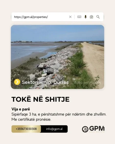 Durres, shitet toke , 30.000 m² 
