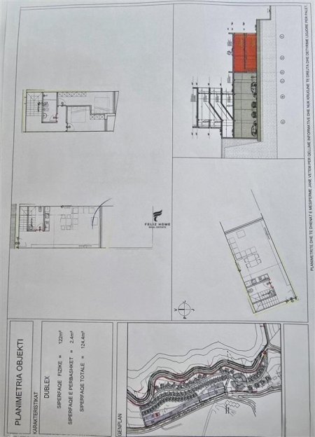 Tirane, shitet apartament duplex 2+1 Kati 1, 124 m² 195.000 € (FARKE)