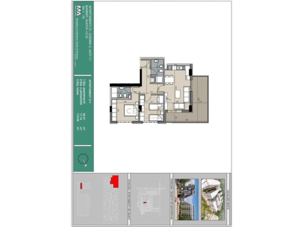 Tirane, shitet apartament 2+1+Ballkon Kati 1, 119 m² 119.000 € (univers city)