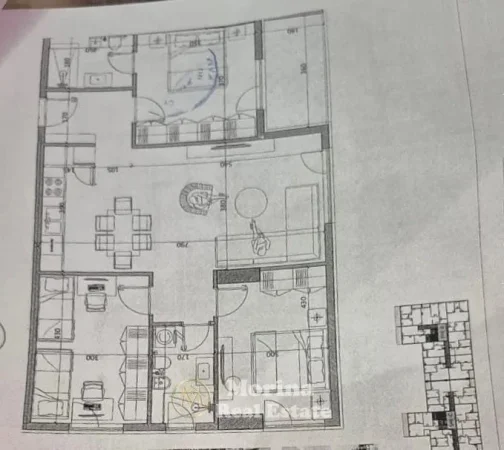 Tirane, shitet apartament 3+1 Kati 5, 116 m² 93.000 € (Kamez)