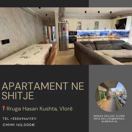 Vlore, shitet apartament 2+1 Kati 3, 102 m² 165.000 € (Rruga Hasan Kushta, Green Tower, Vlorë)