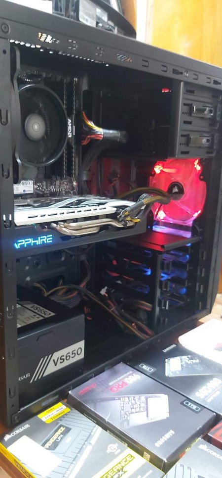 Vlore.Shes  GAMING PC (I RI)  ryzen 5 5500 -rx 580 grafik-699 Euro