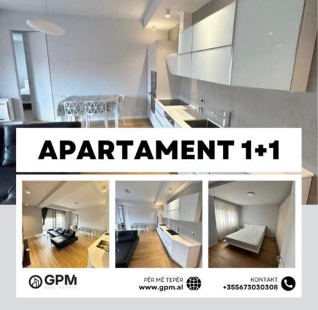 Tirane, jepet me qera apartament 1+1 Kati 5, 80 m² 1.000 Euro (Rruga Janos Hunyadi)