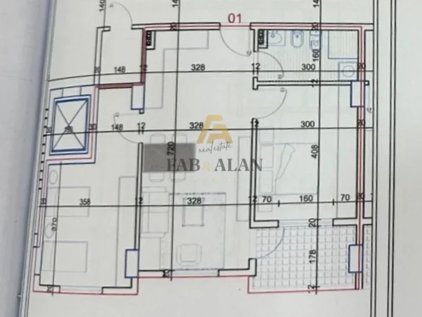 Tirane, shitet apartament 2+1 Kati 3, 80 m² 84.300 € (Paskuqan)
