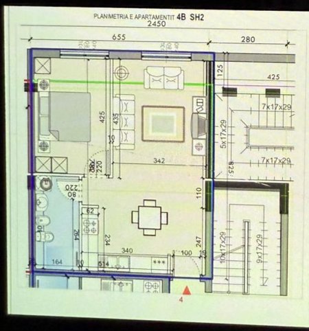Tirane, shitet apartament 1+1 , 53 m² 127.600 € (TEG)