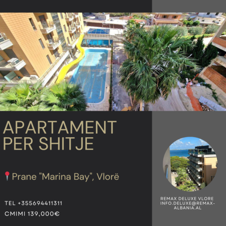 Vlore - Lungomare, shitet apartament 1+1 Kati 4, 66 m² 139.000 € (Rruga Aleksandër Moisiu, pranë Marina Bay)